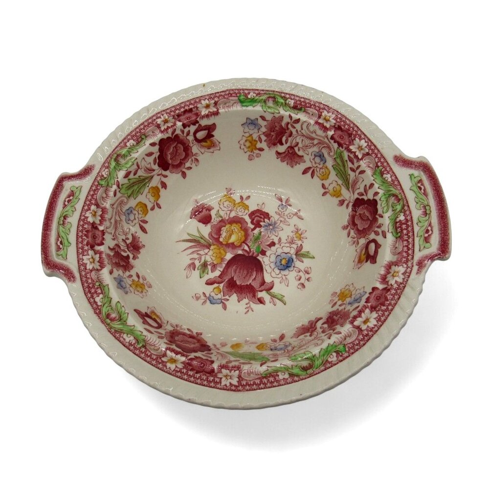 JOHNSON BROTHERS Winchester Floral Vegetable Serving Bowl England Vintage